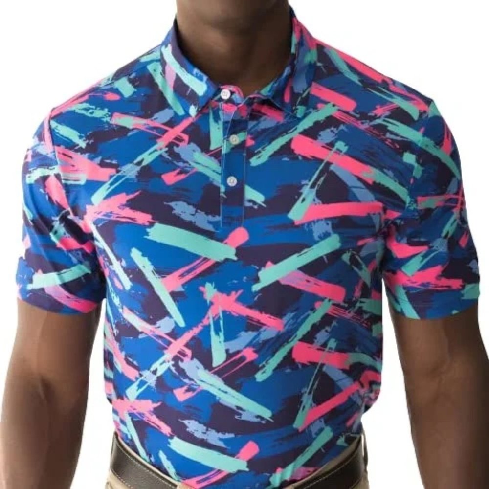 Yatta Golf 8 Track Performance Golf Polo Shirts